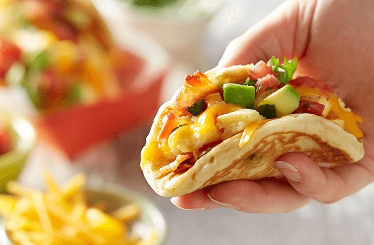 Loaded Pancake Tacos