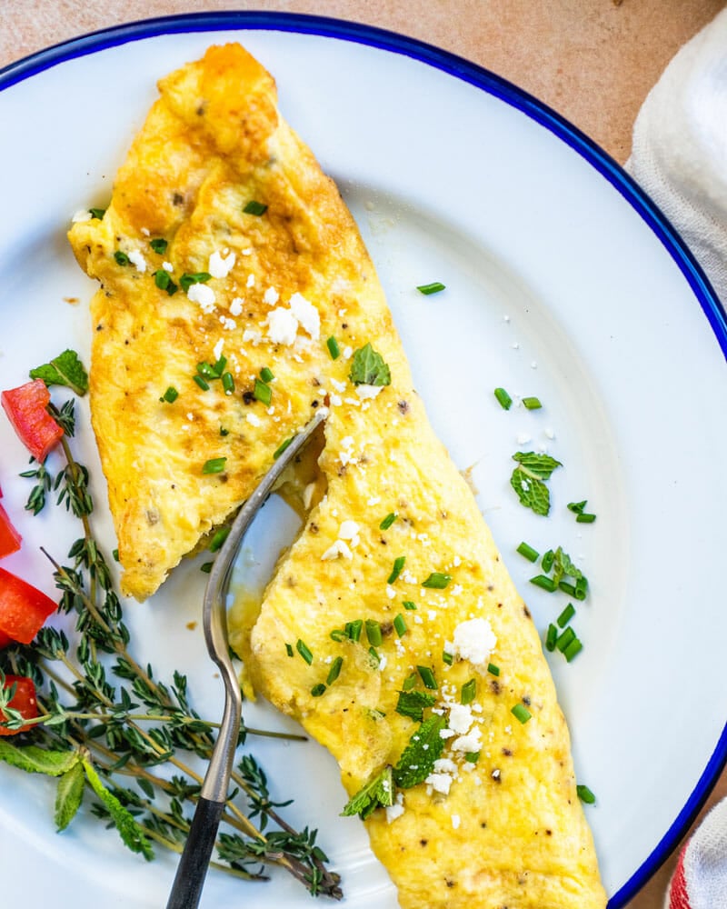 Classic Omelet and Greens