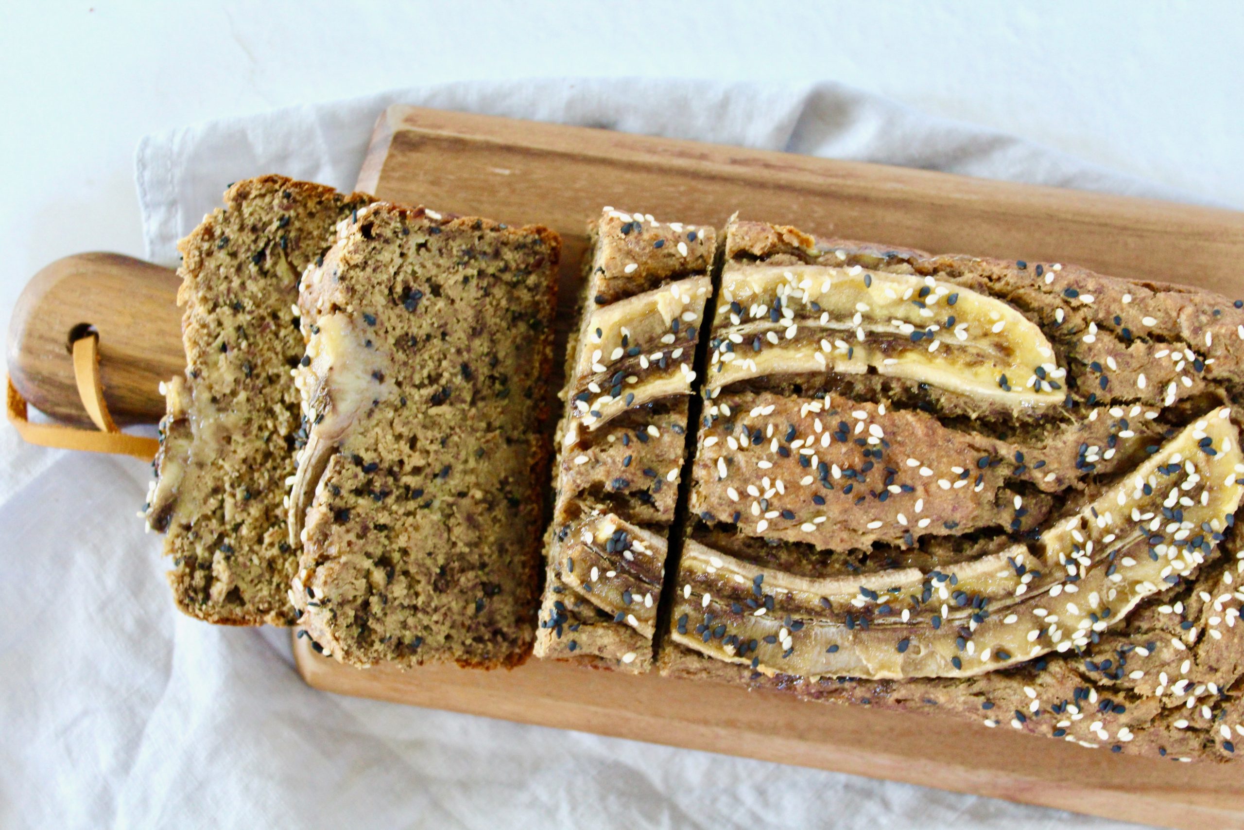Tahini Banana Bread