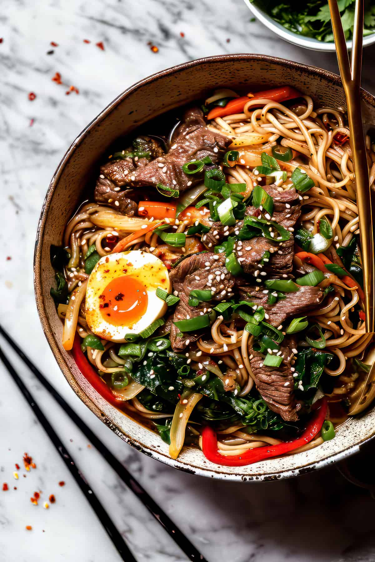 Korean Beef Noodle Bowls