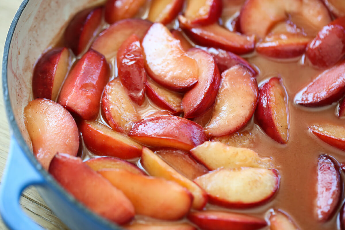 Caramelized Skillet Stone Fruit