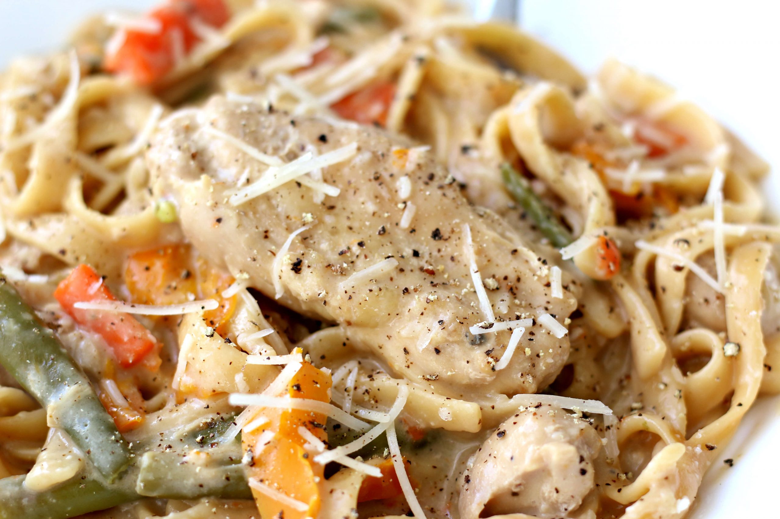 Teriyaki Chicken Alfredo