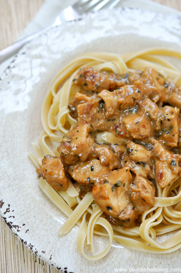 Teriyaki Chicken Alfredo
