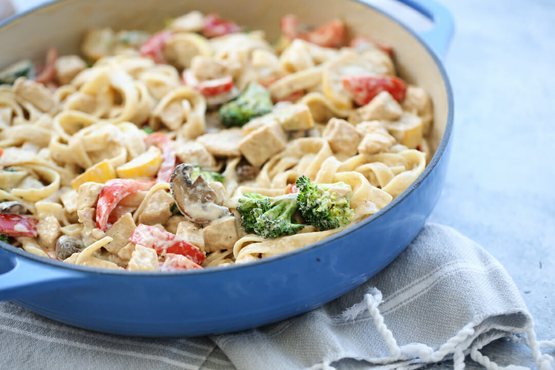 Teriyaki Chicken Alfredo