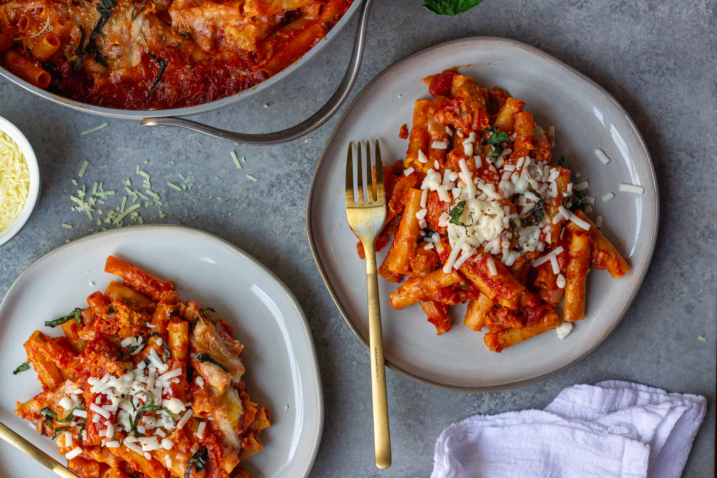 Skillet Baked Ziti
