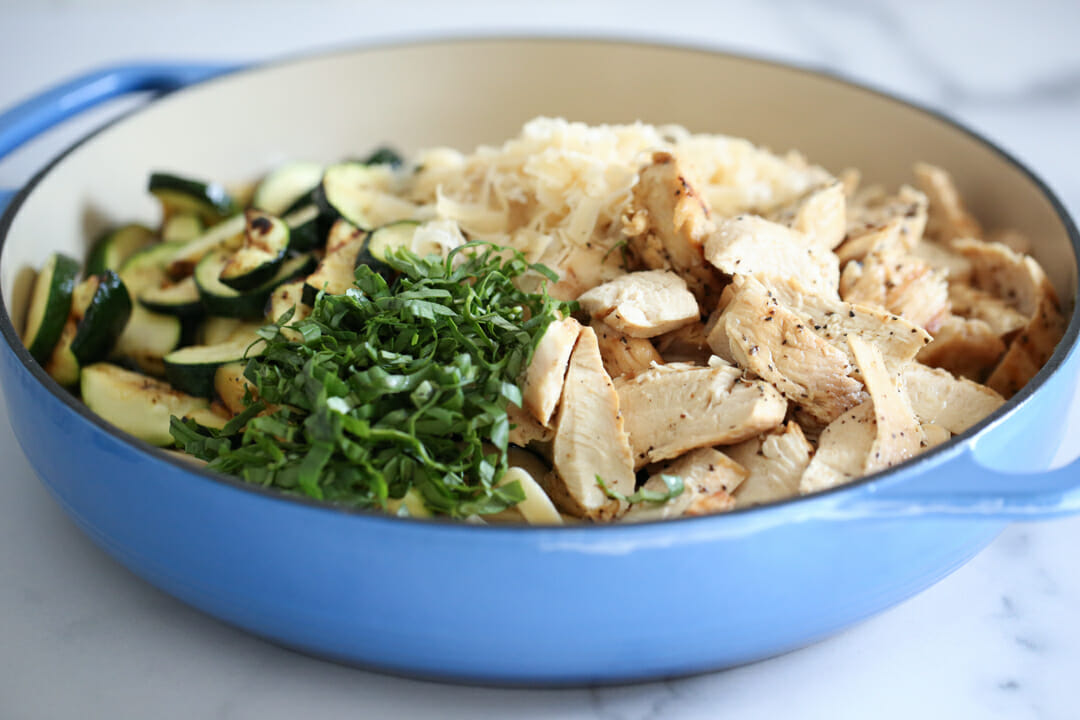 Lemon-Herb Zucchini Fettuccine