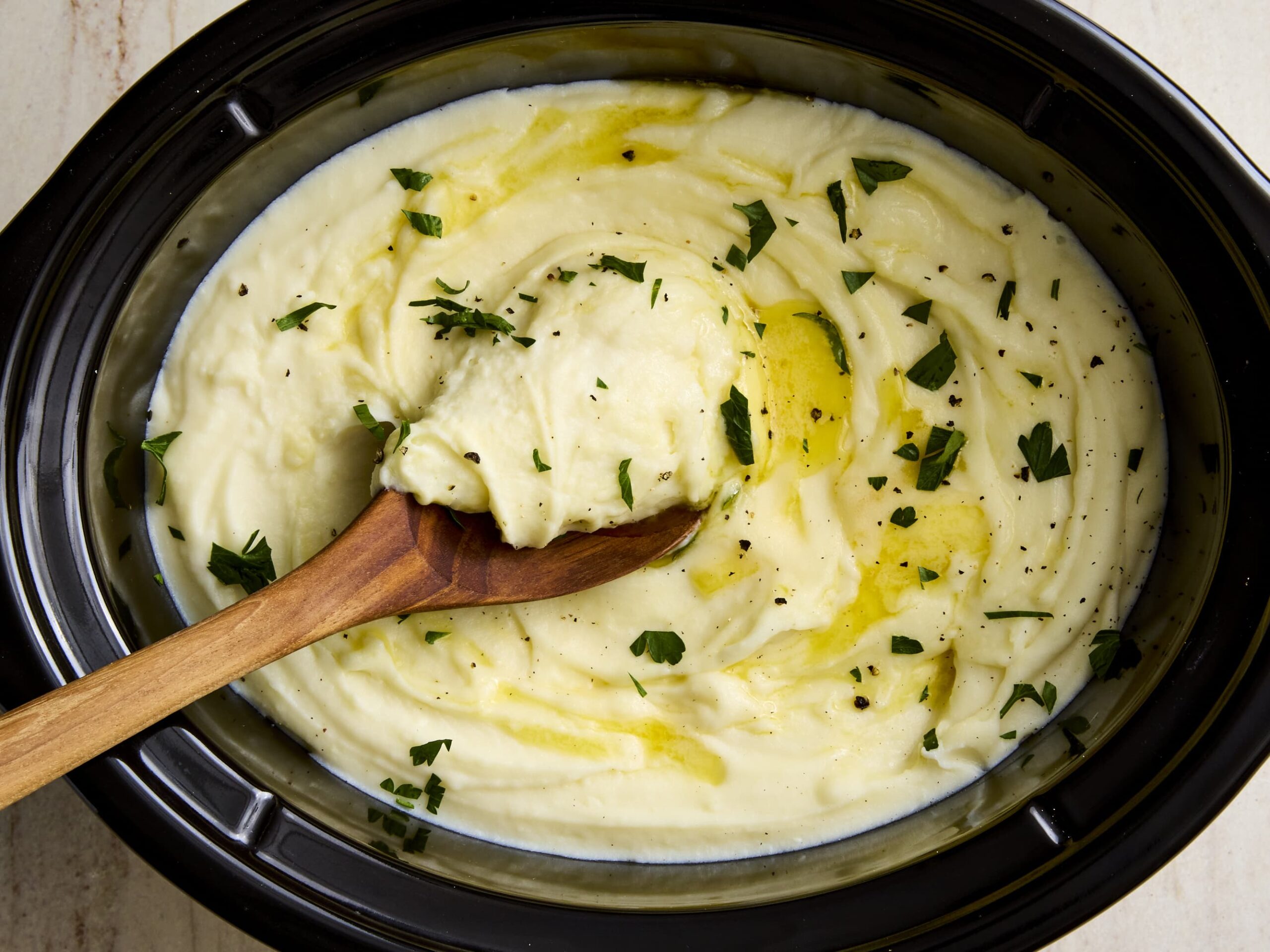 Creamy Stovetop Smashed Potatoes