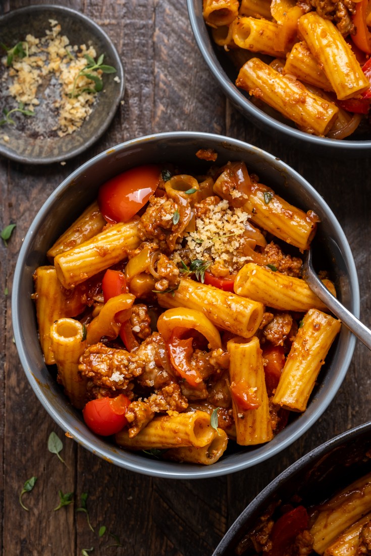 Veggie-Loaded Italian Sausage Pasta Sauce