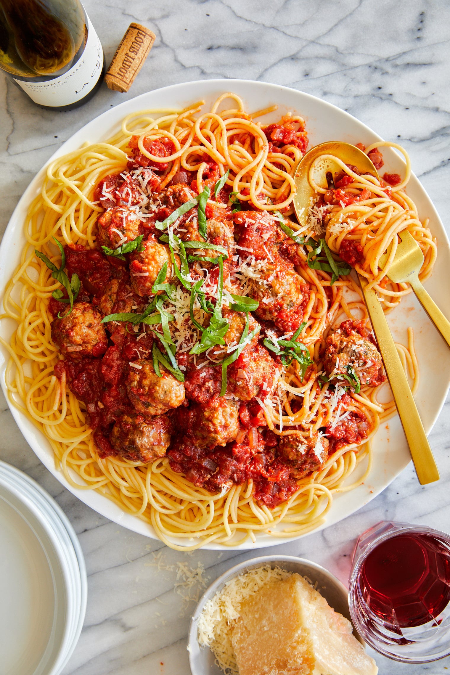 Homemade Spaghetti and Meatballs