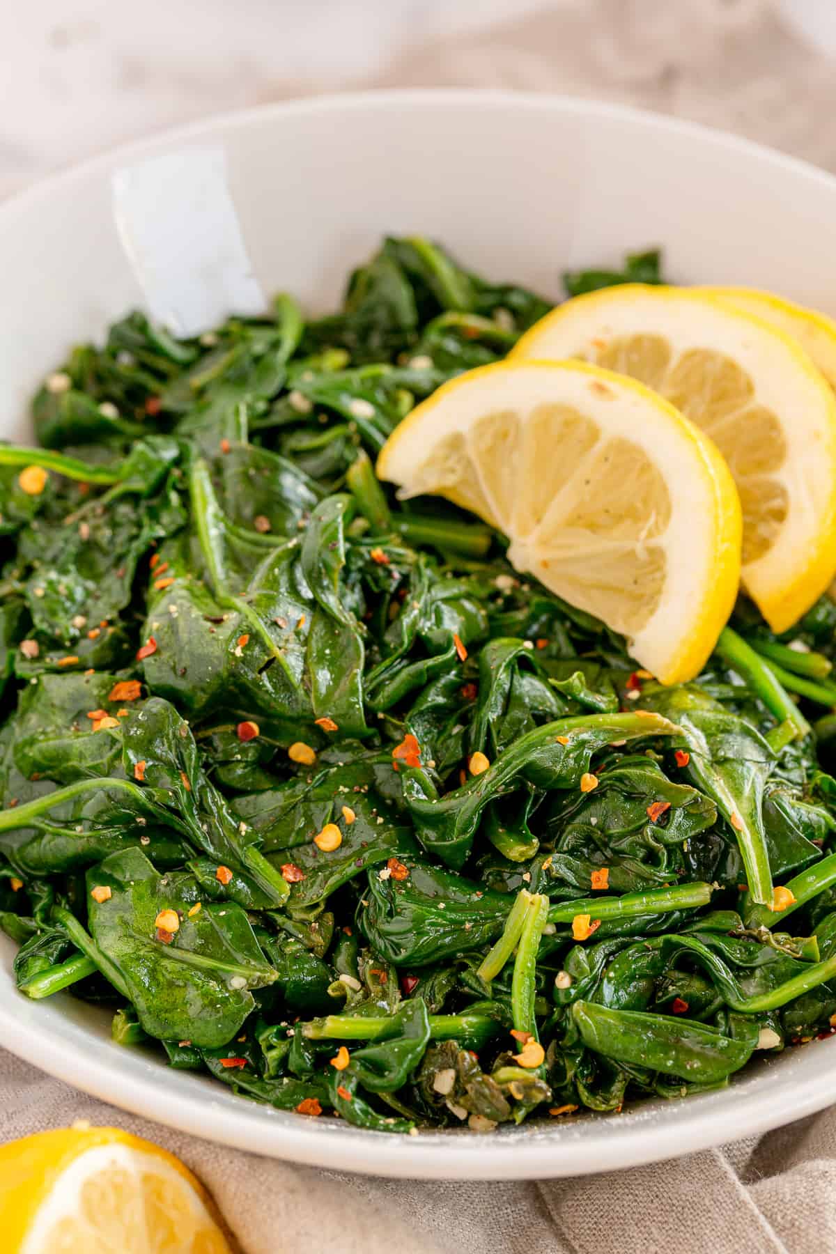 SautÃ©ed Garlic Spinach