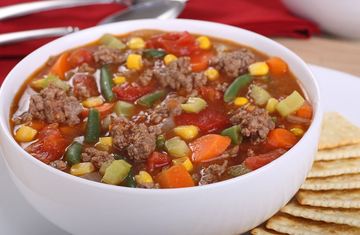 Easy Hamburger Vegetable Soup