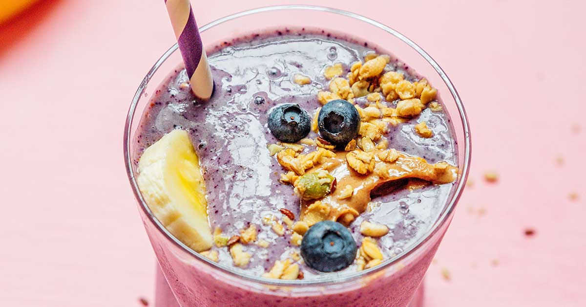 Blueberry-Banana-Nut Smoothie