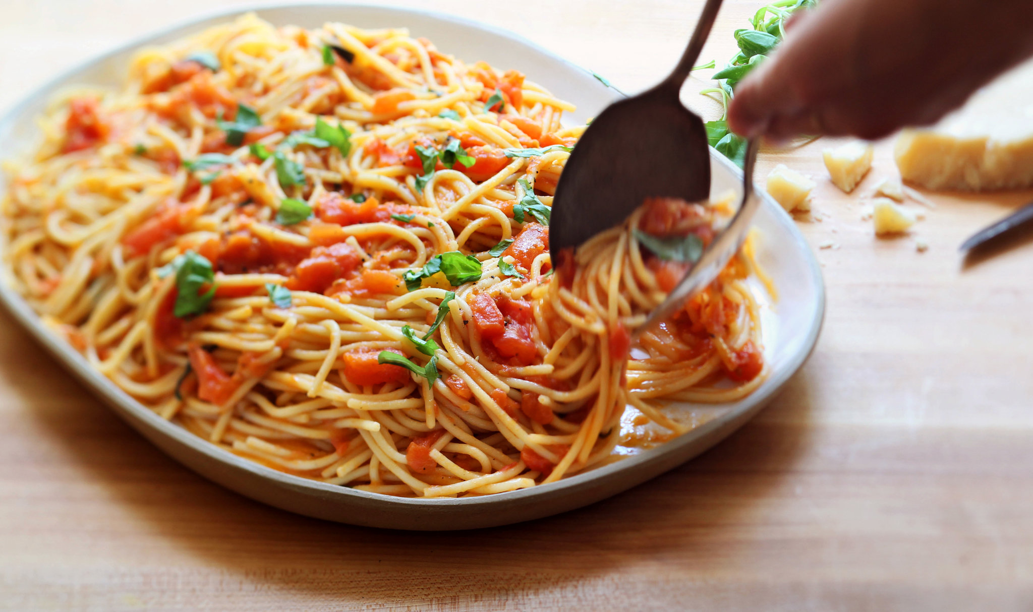 Fresh Tomato Basil Pasta
