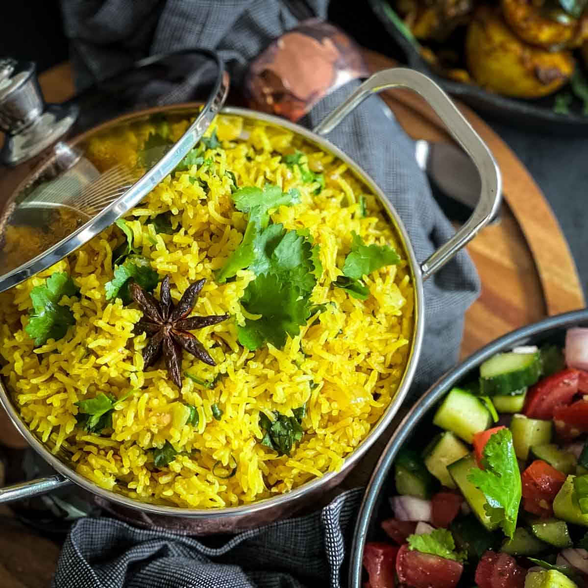 Indian Turmeric Rice