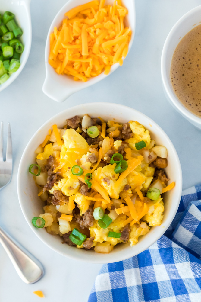 Quick and Easy Meal Prep Egg Scramble Bowls