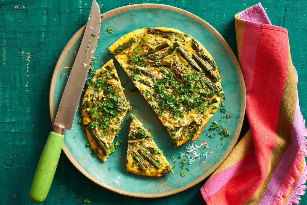 Sheet Pan Asparagus Frittata