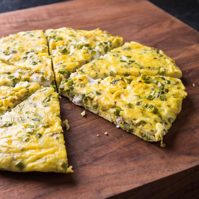 Sheet Pan Asparagus Frittata