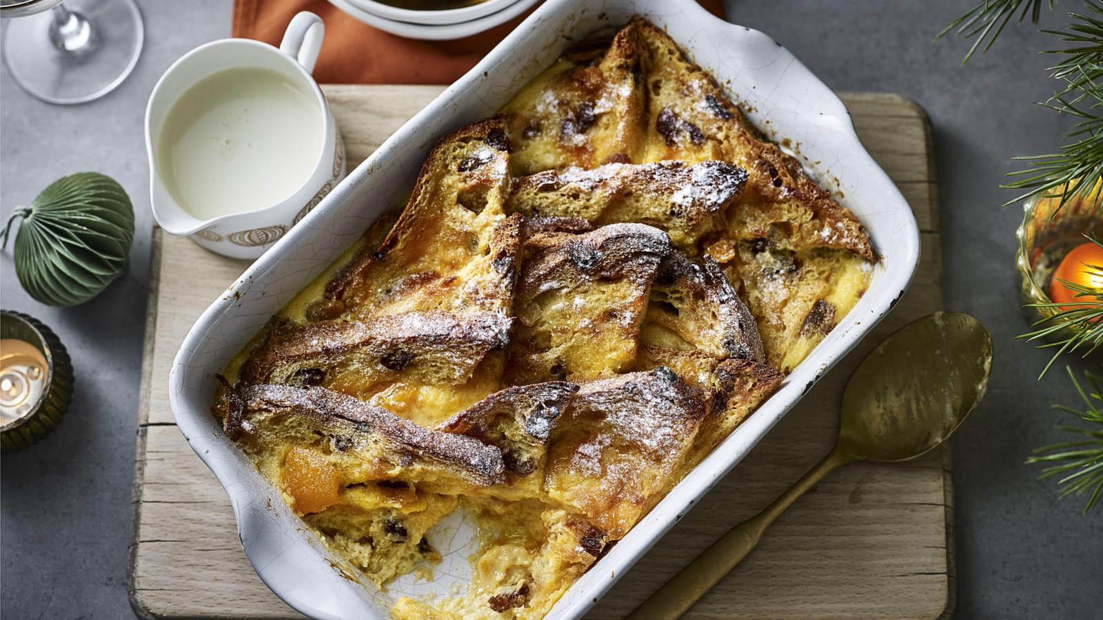 Bread and butter pudding