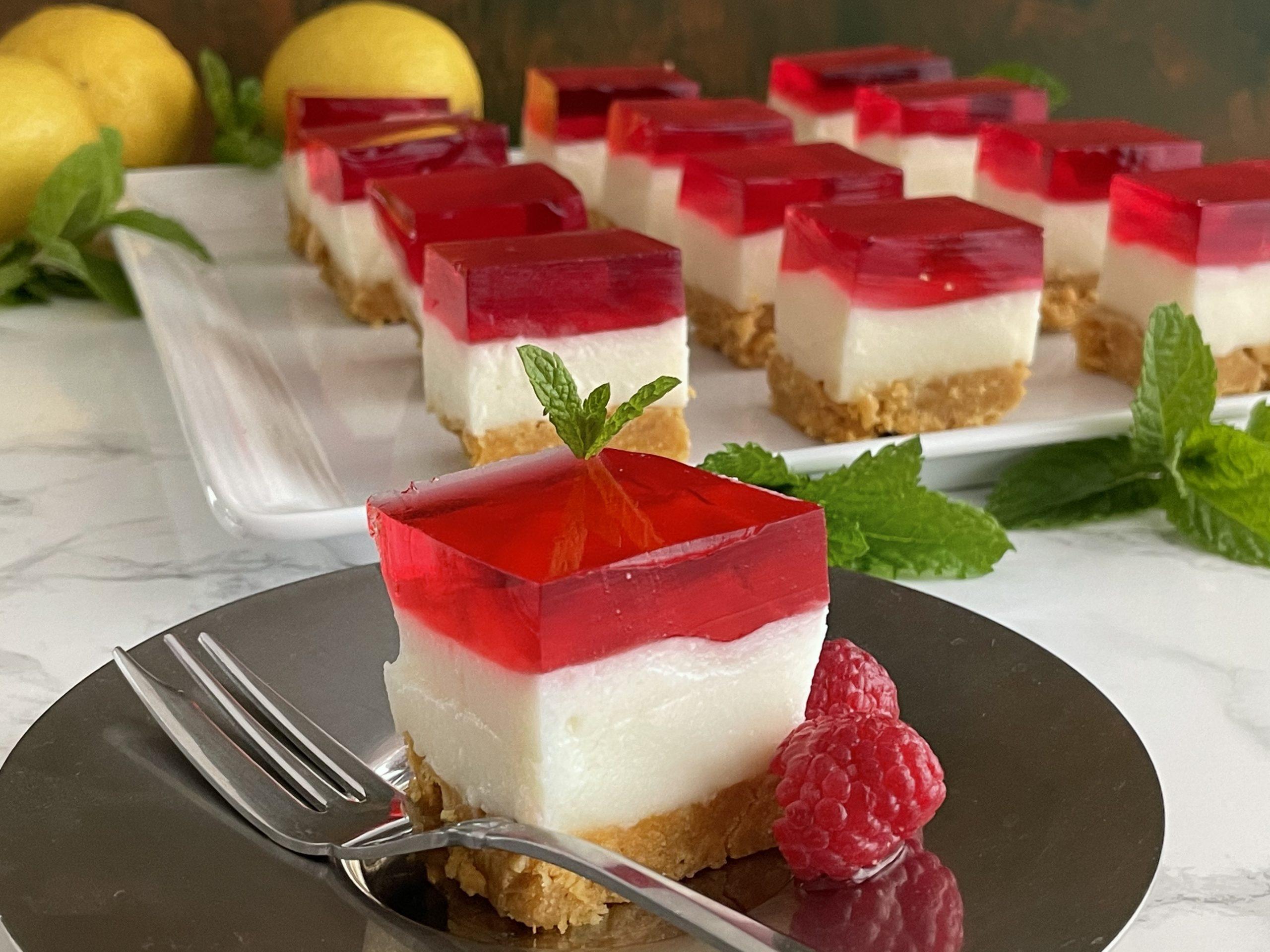 Our favourite jelly slice recipe