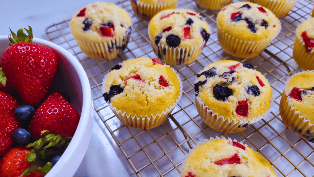 Very Berry Quinoa Muffins