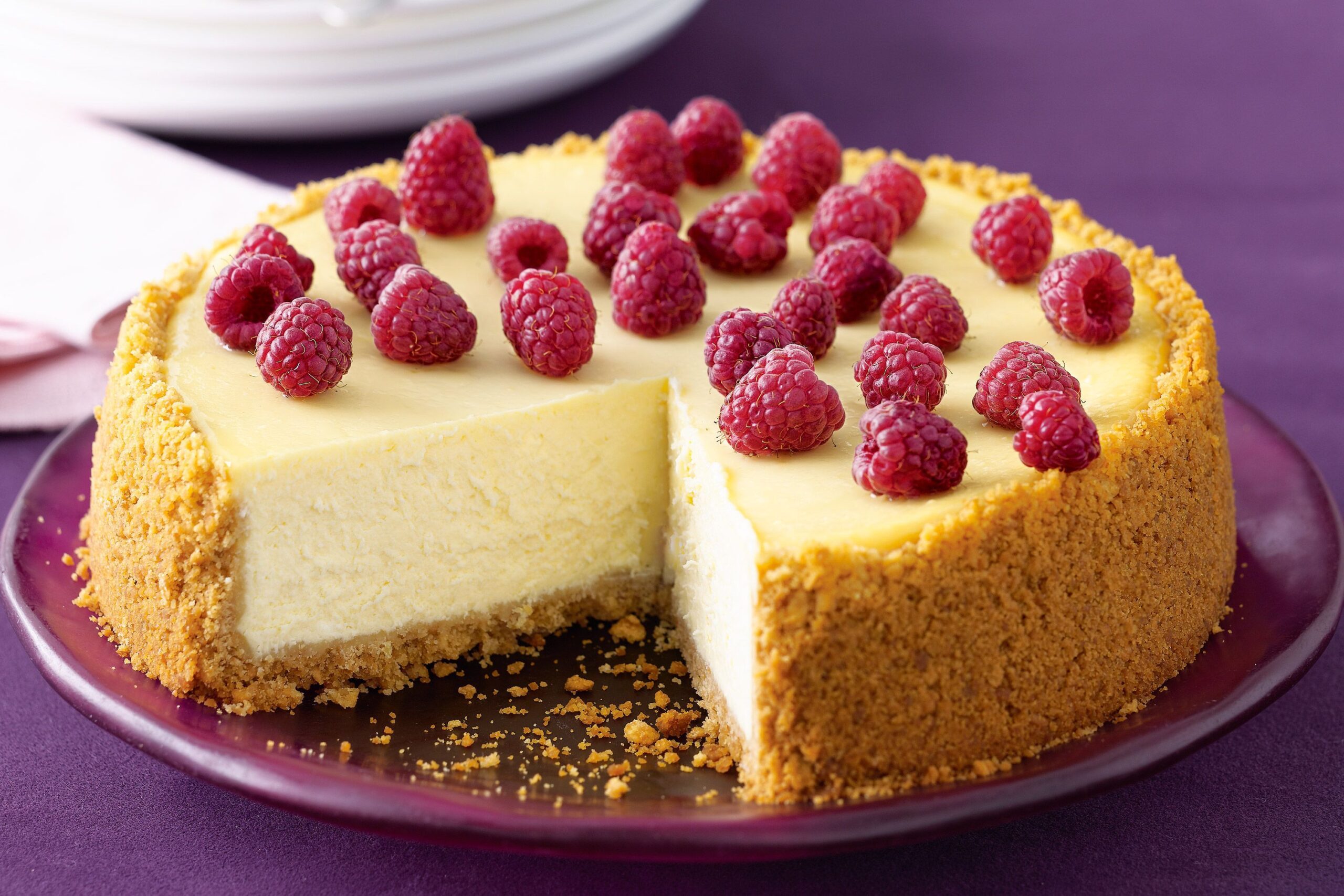 New York baked cheesecake