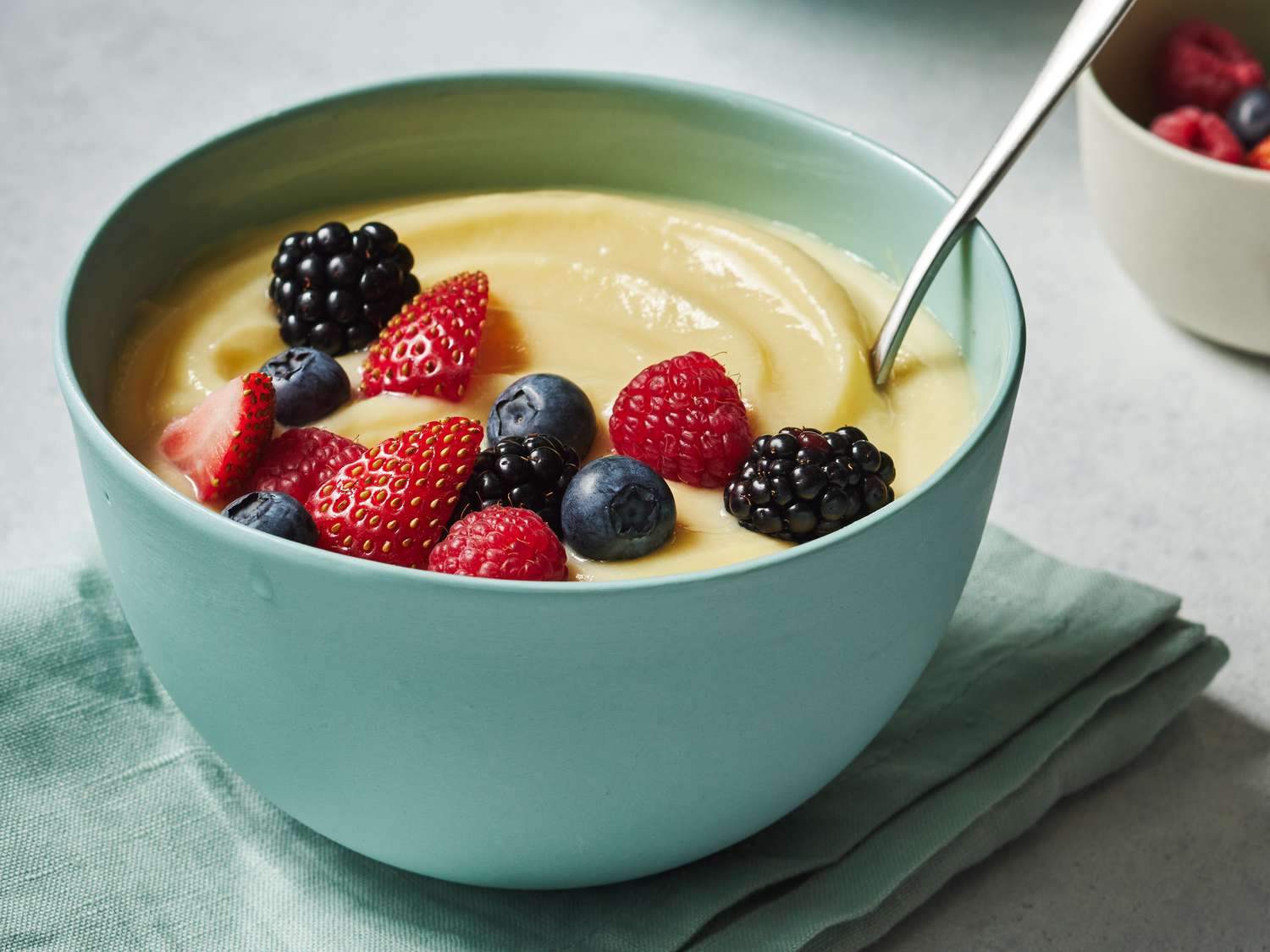 Traditional vanilla custard