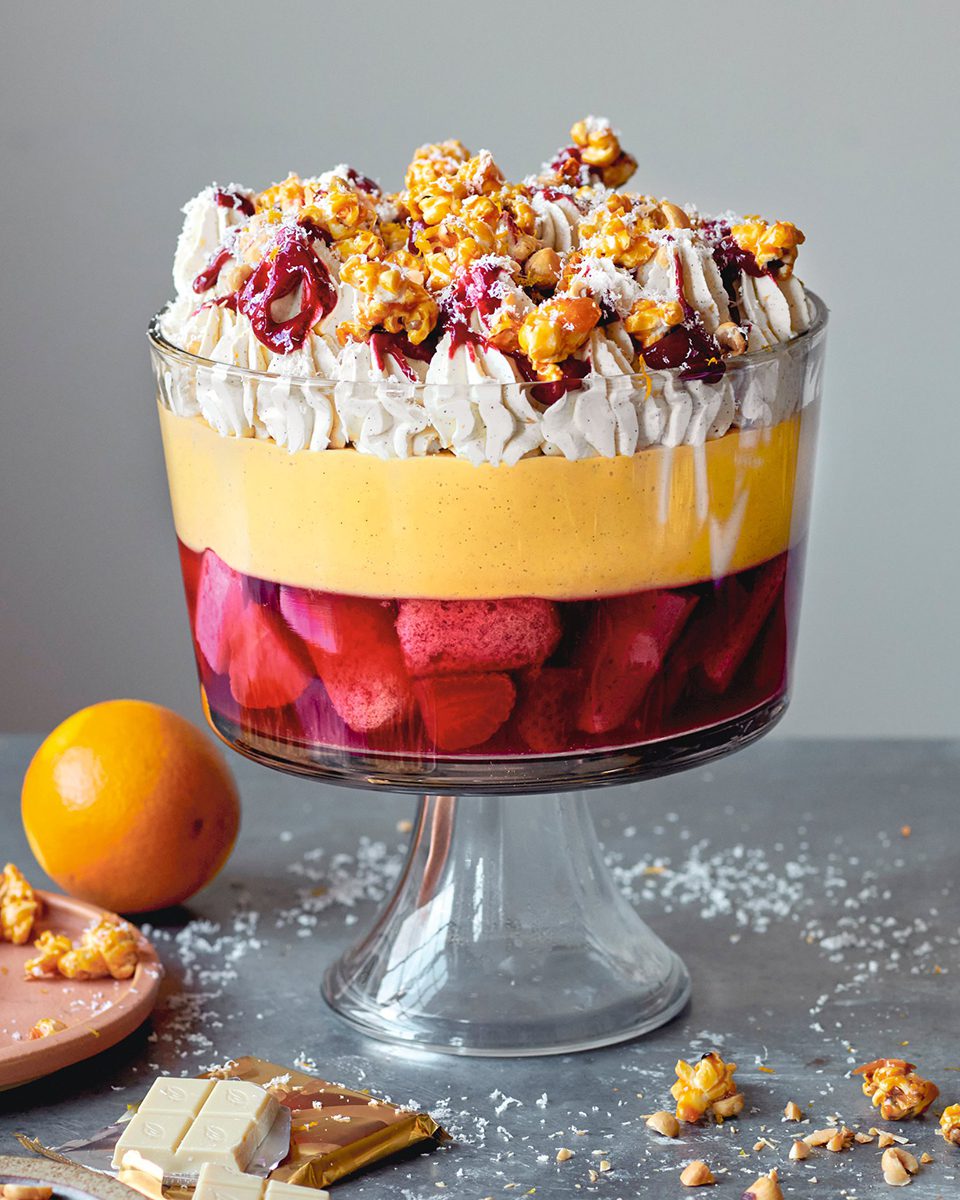 Traditional Christmas trifle