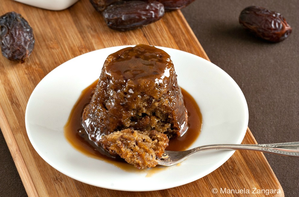 Sticky date puddings with butterscotch sauce