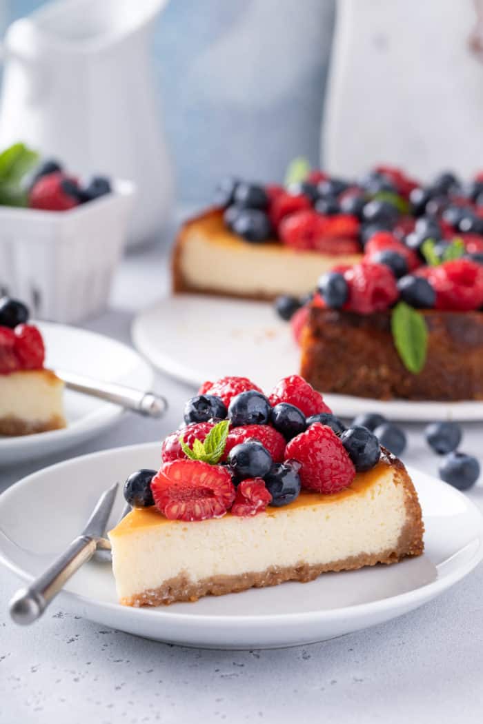 Best-ever baked ricotta cheesecake