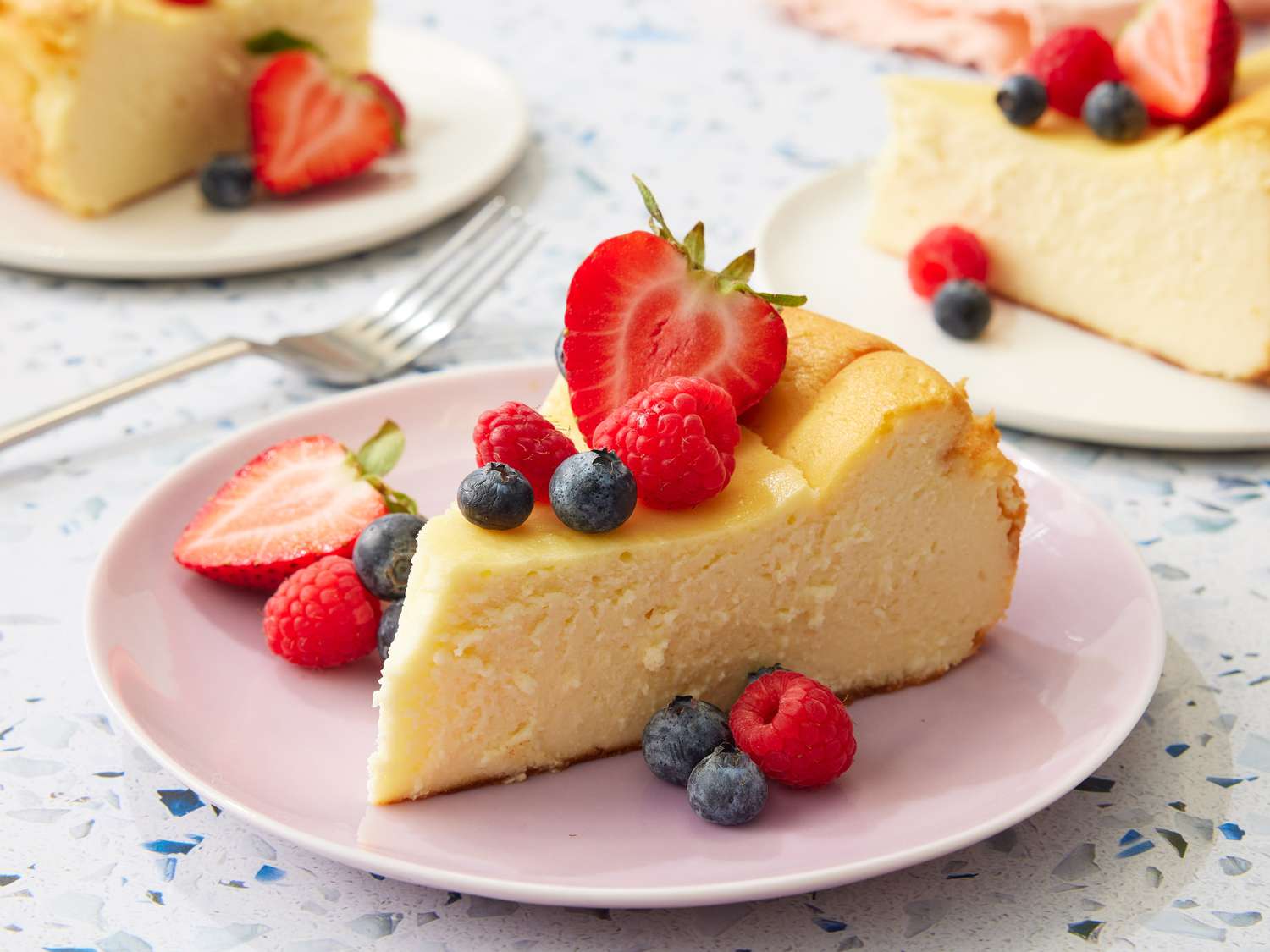 Best-ever baked ricotta cheesecake