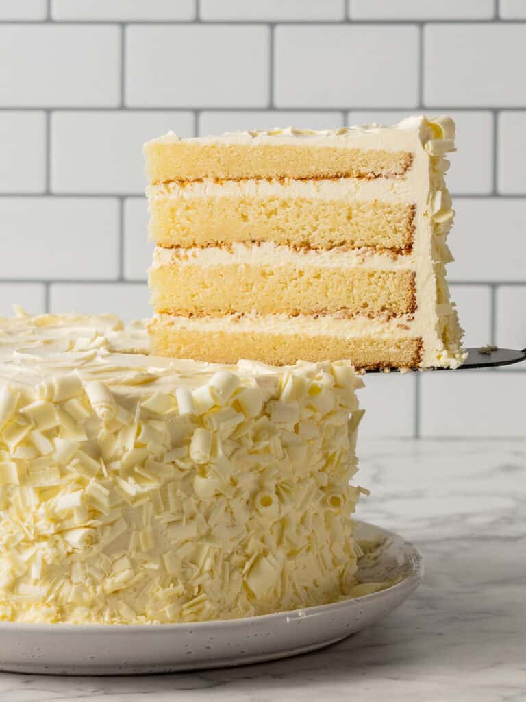 White chocolate mud cake