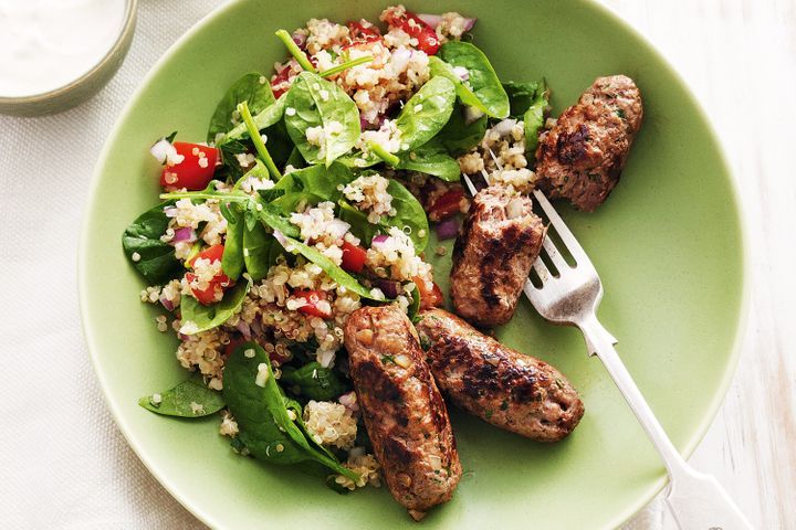 Easy vegetable kofta salad