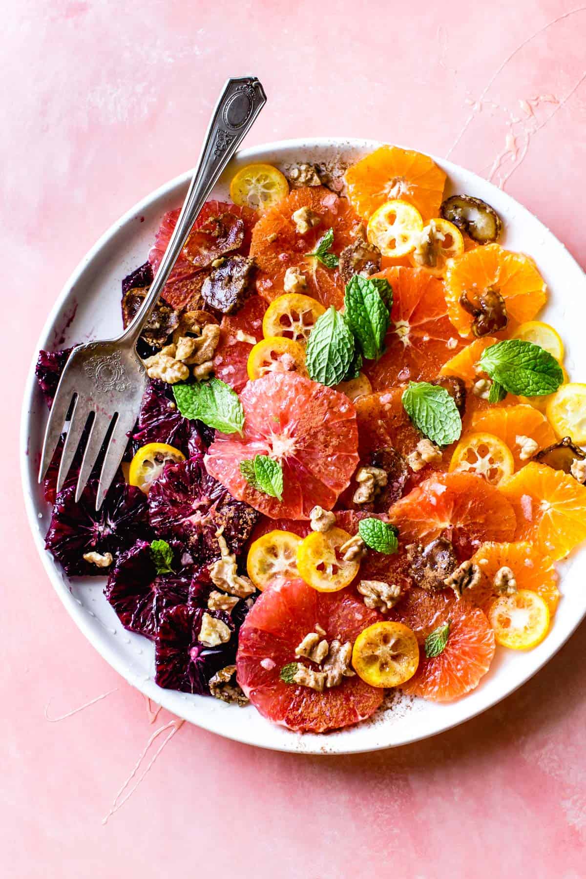 Thai-style citrus salad with lime and lemongrass vinaigrette