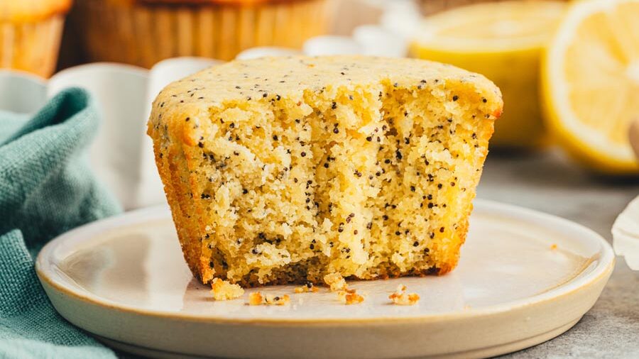 Lemon-Almond Poppy Seed Muffins