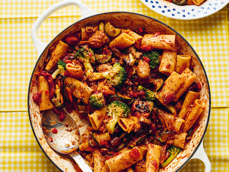 Veggie-Loaded Italian Sausage Pasta Sauce
