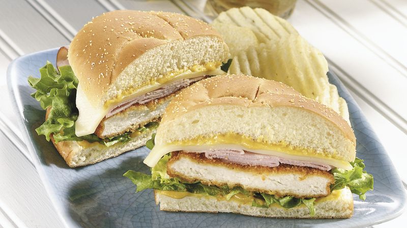 Chicken Cordon Bleu Sandwich