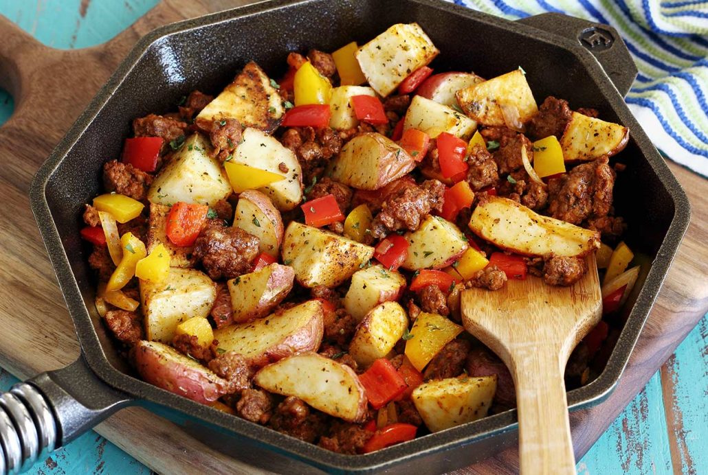 Roasted Potato and Chorizo Hash