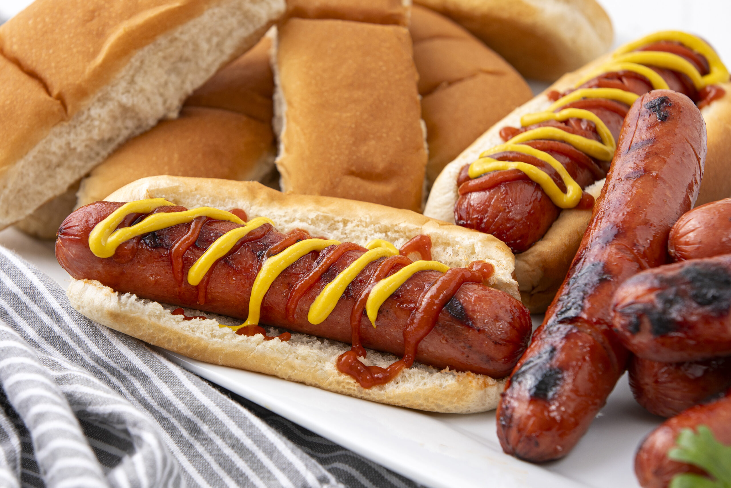 Grilled Hot Dogs