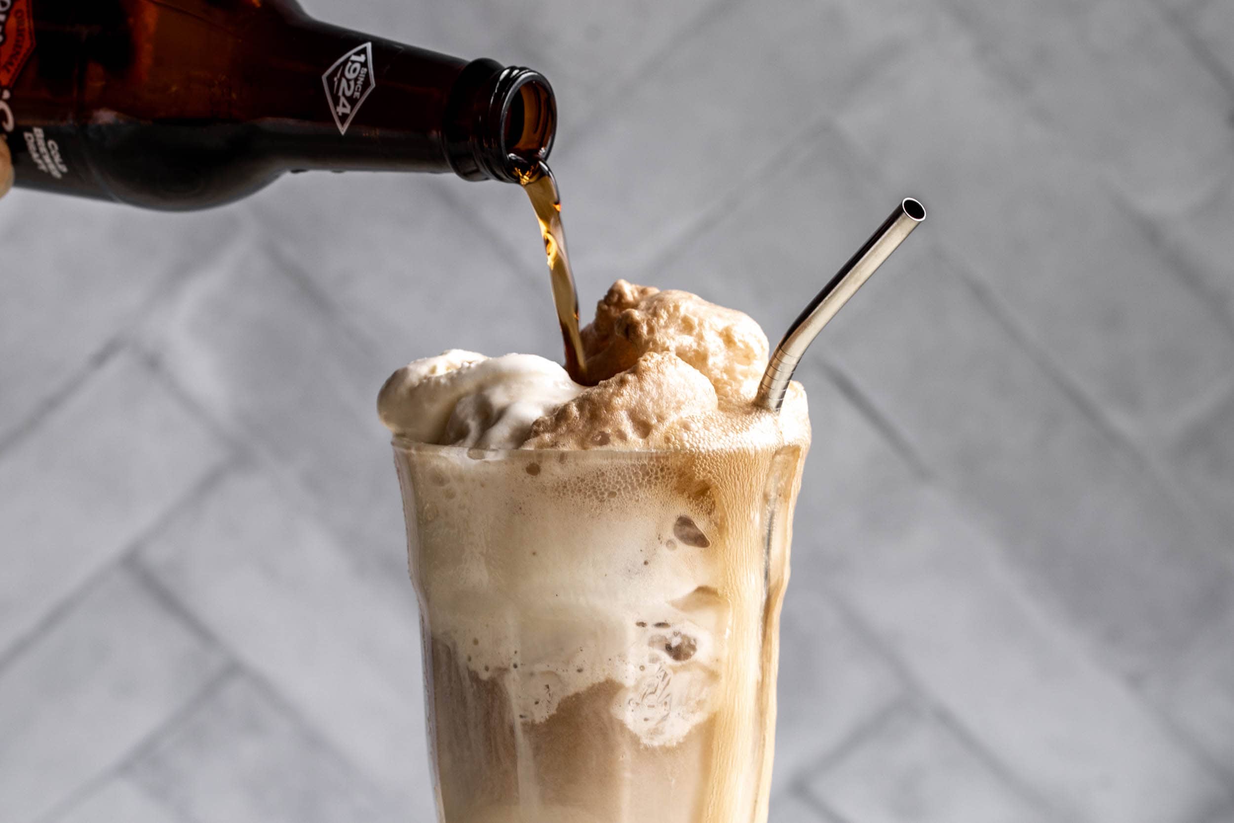 Alcoholic Root Beer Float