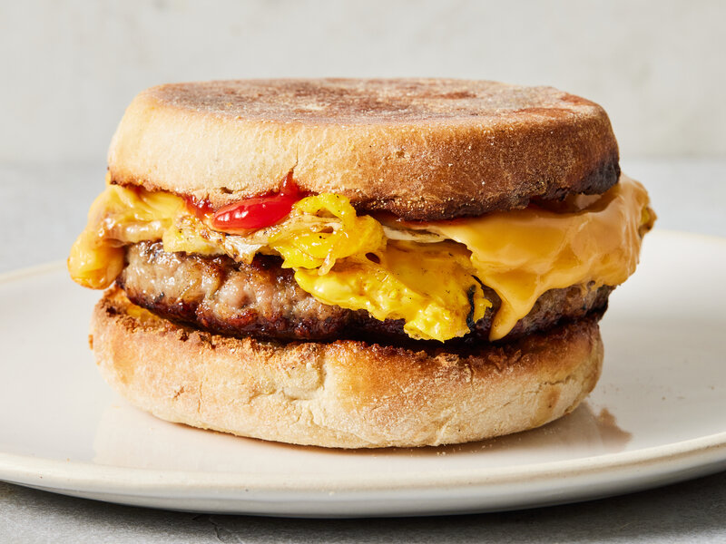 Sausage and Egg Sandwiches