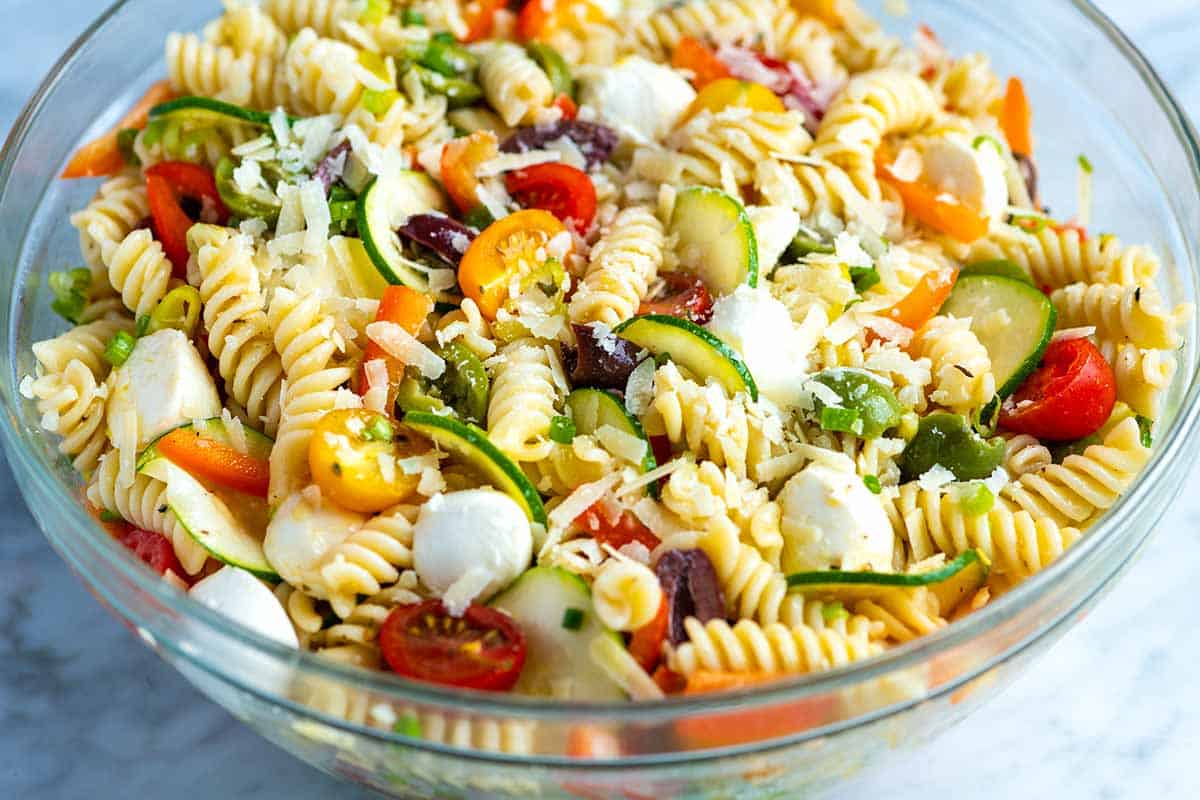 Pasta Salad with Homemade Dressing