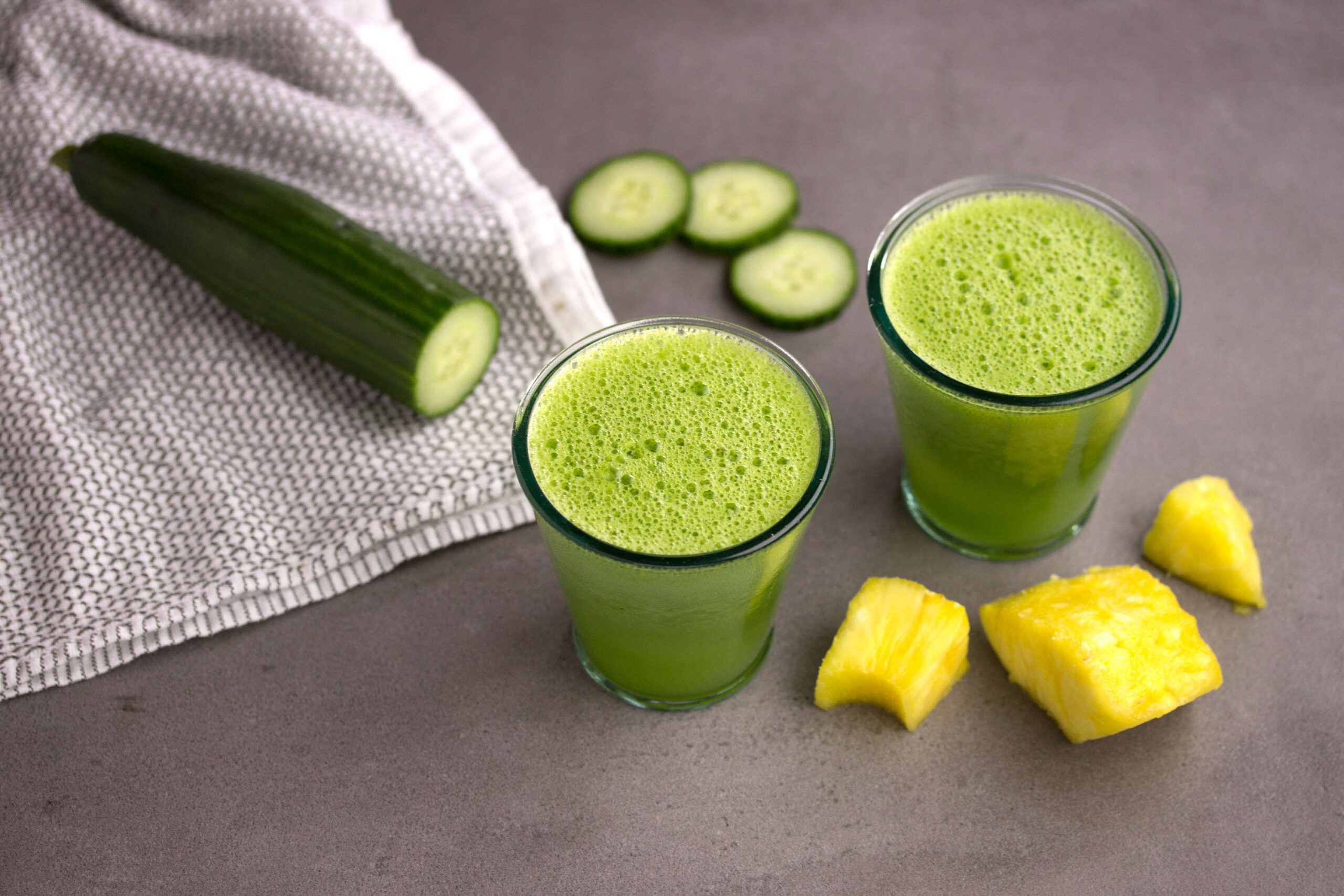 Pineapple-Cucumber Smoothie