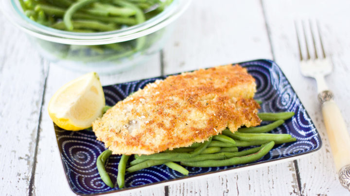 Pan-Seared Lemon Tilapia with Parmesan Pasta