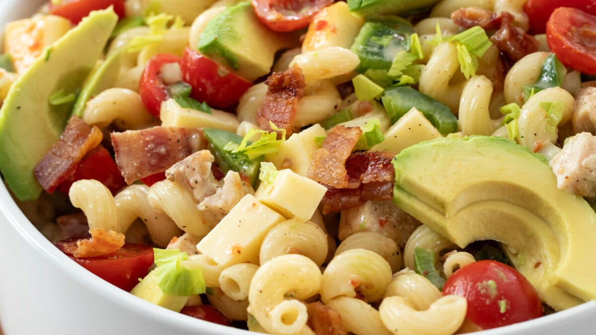 Chicken Club Pasta Salad