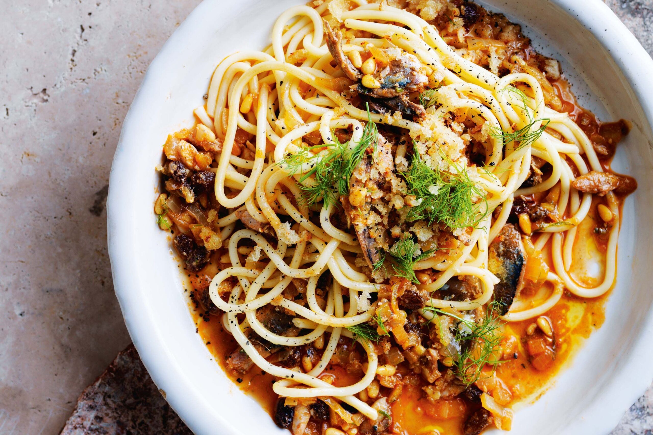 Pasta Con Sarde (Pasta with Sardines)
