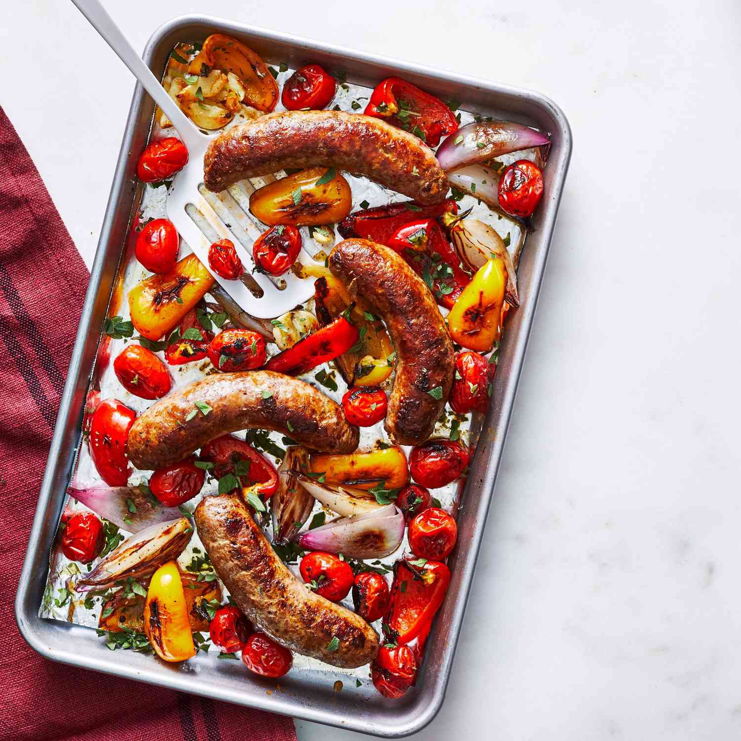 Sheet Pan Sausage and Egg Breakfast Bake