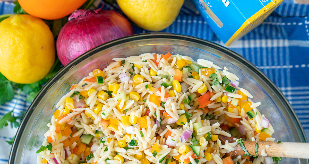 Easy Rainbow Pasta Salad