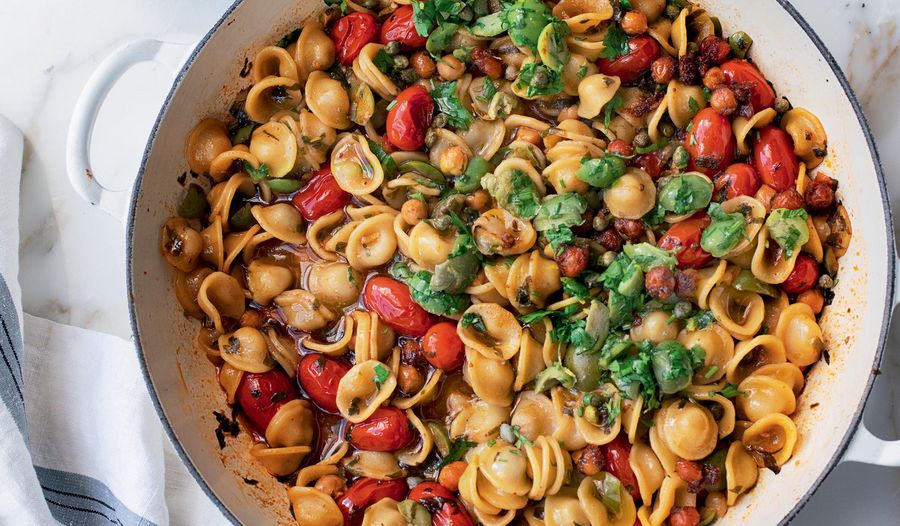 One Pan Orecchiette Pasta