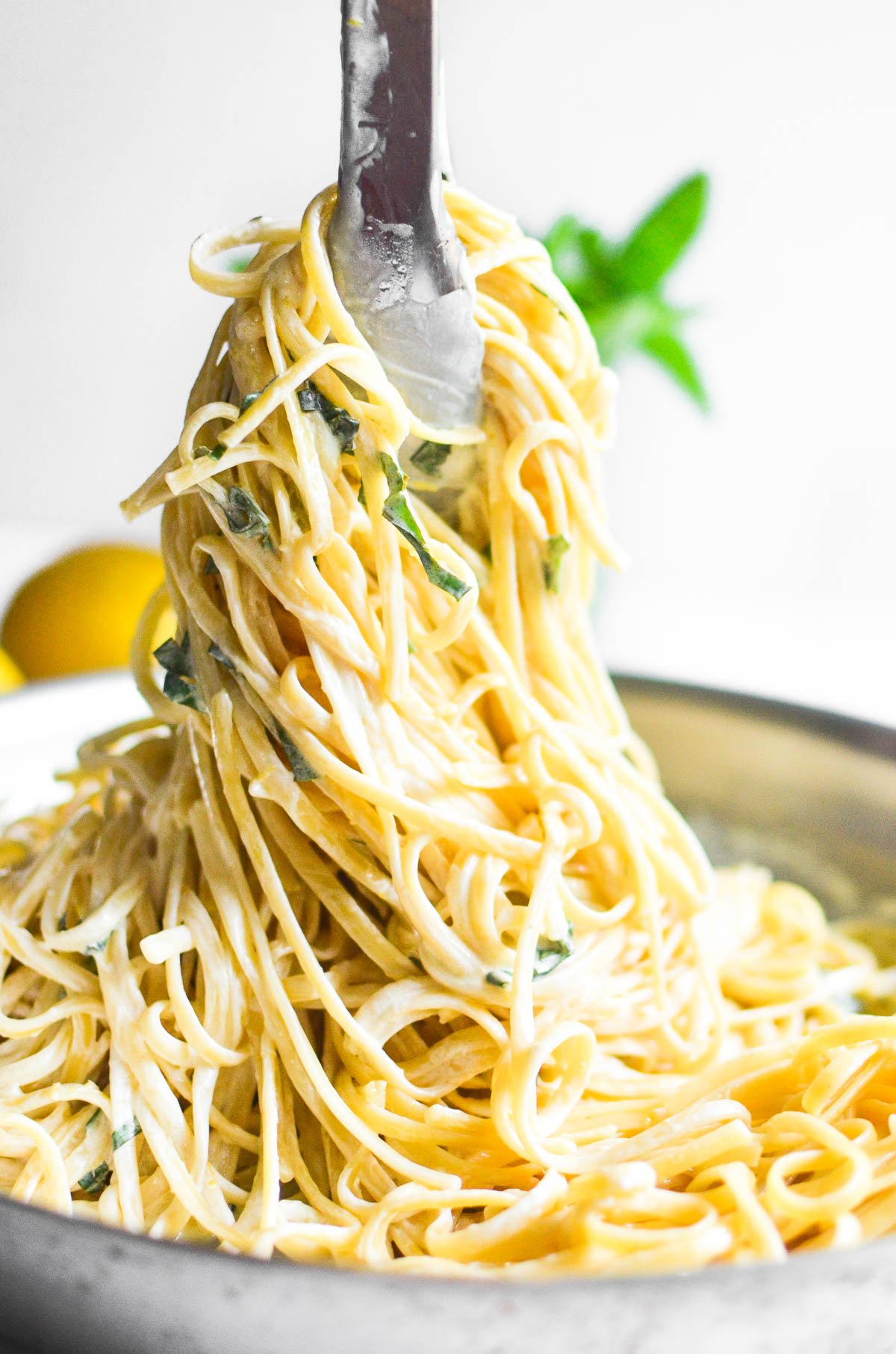 Baked Lemon-Basil Pasta
