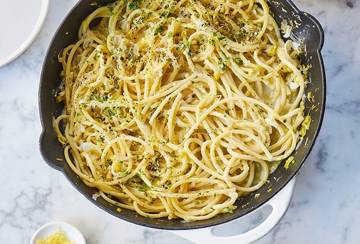 Baked Lemon-Basil Pasta